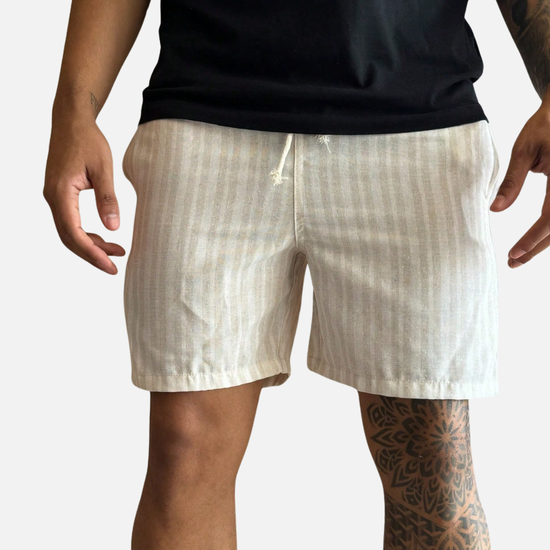 Short Linho Masculino Drauffen DF084