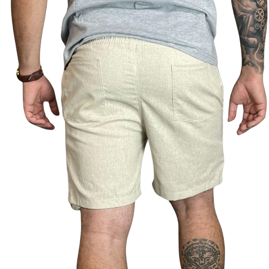 Short Linho Masculino Drauffen DF082