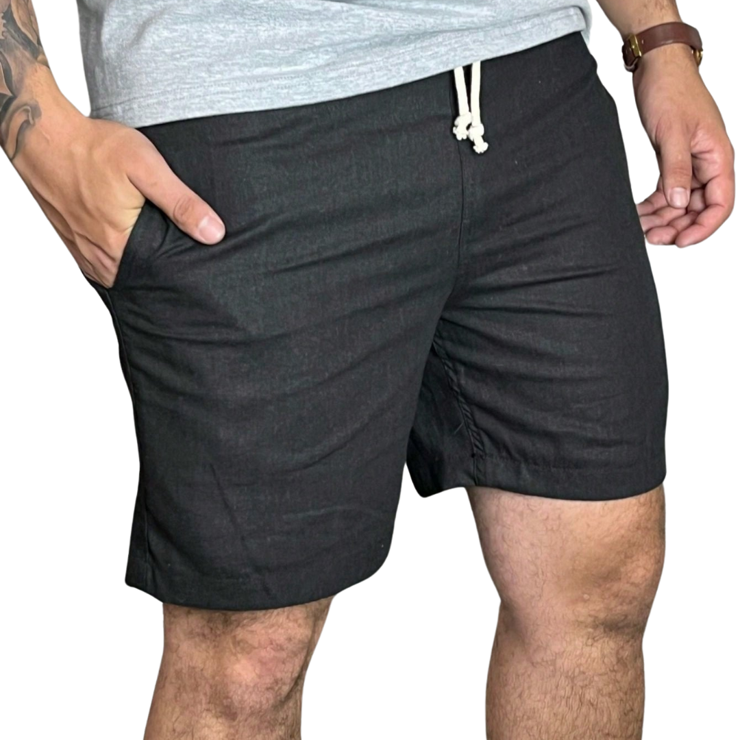 Short Linho Masculino Drauffen DF082