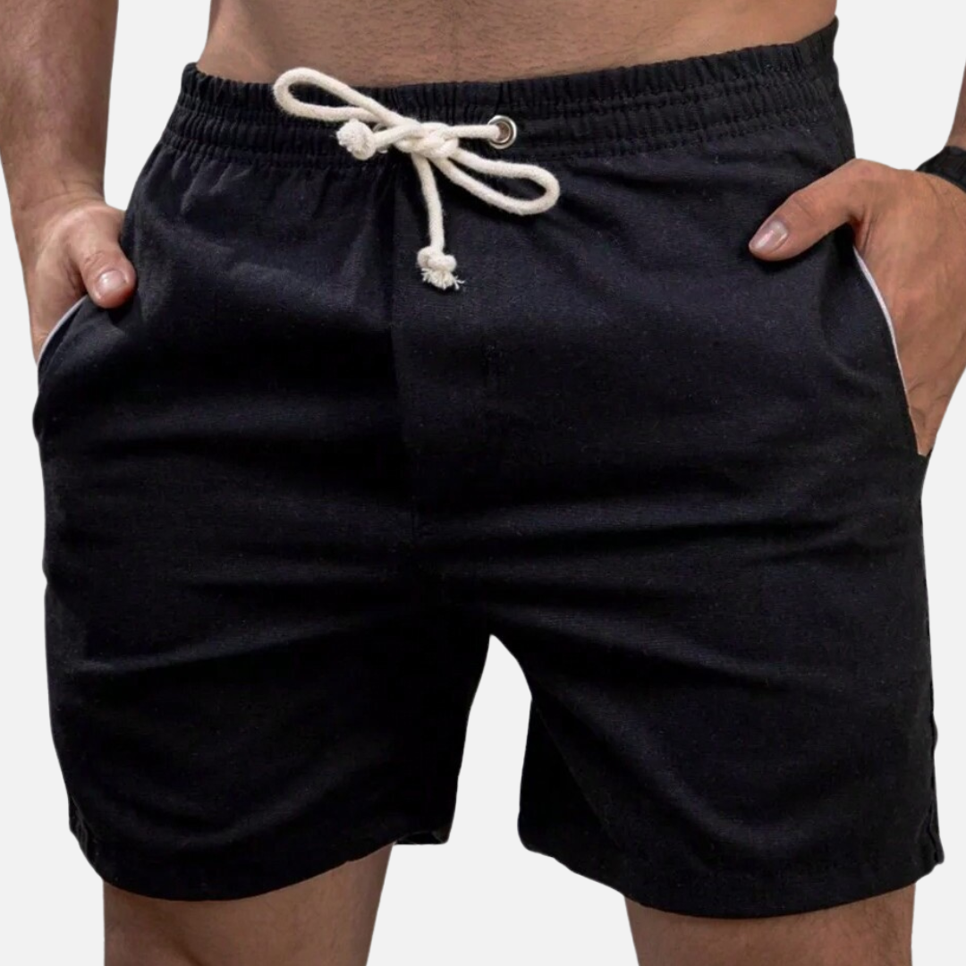 Short Linho Masculino Drauffen DF085
