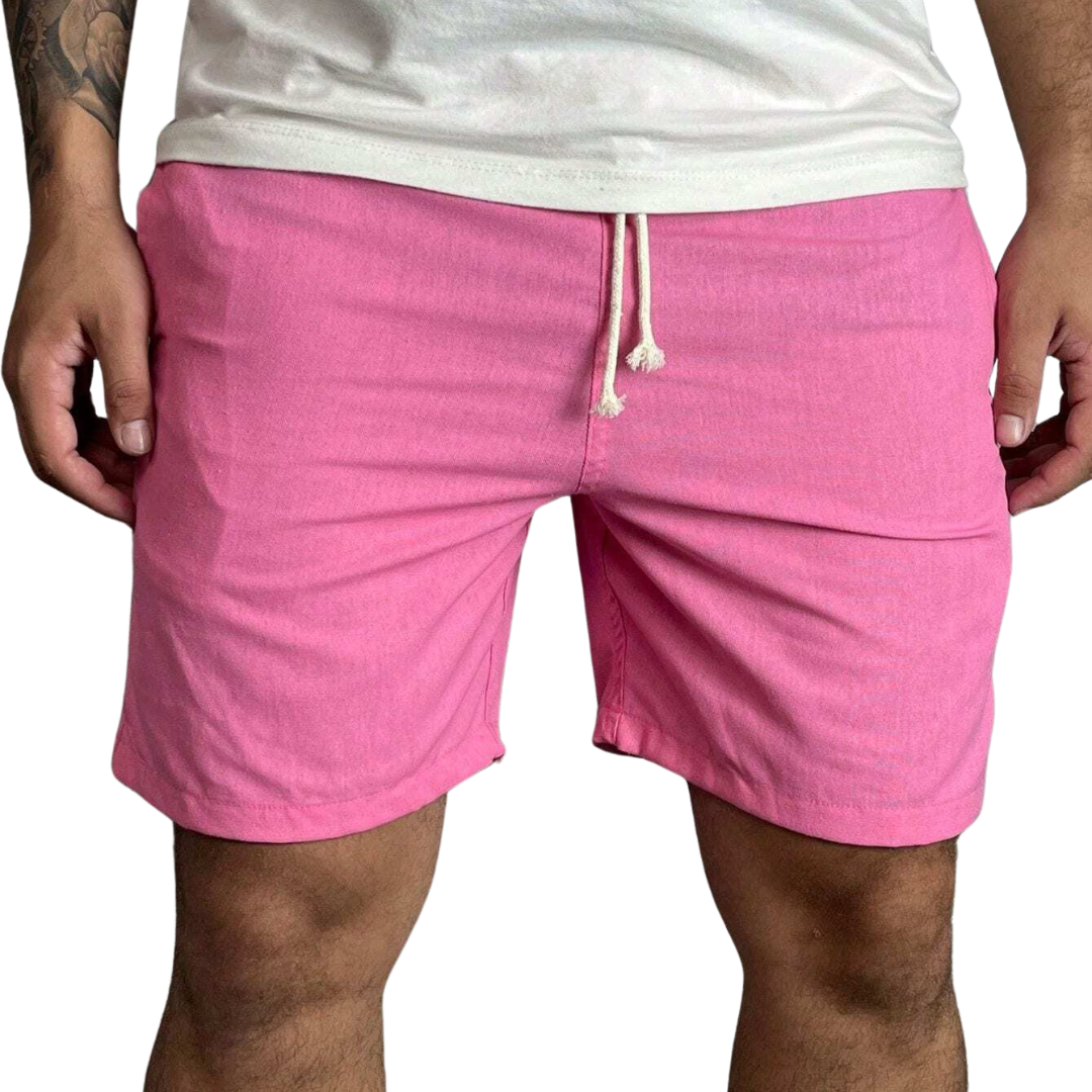 Short Linho Masculino Drauffen DF082