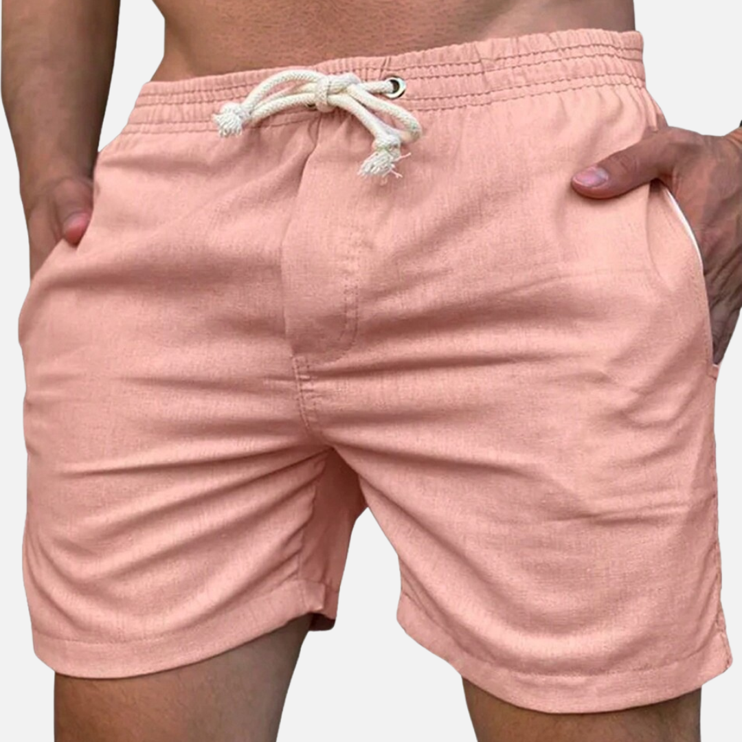 Short Linho Masculino Drauffen DF085