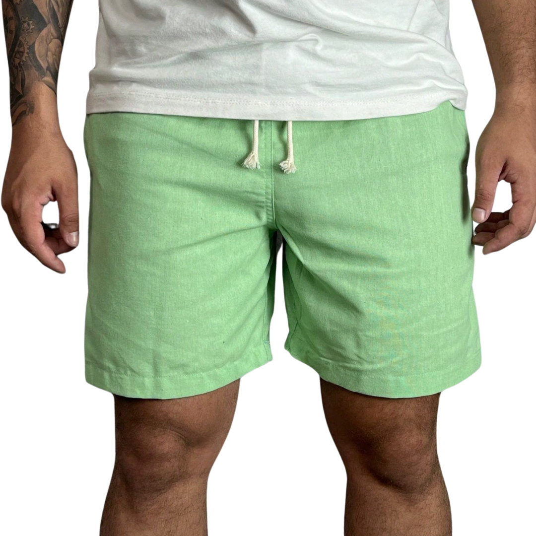 Short Linho Masculino Drauffen DF082