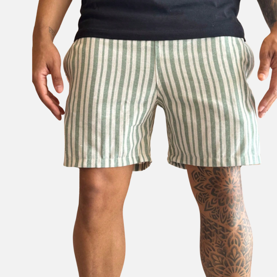Short Linho Masculino Drauffen DF084