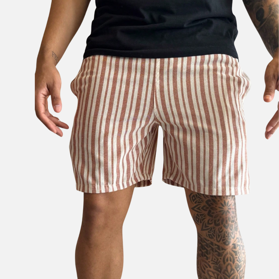 Short Linho Masculino Drauffen DF084